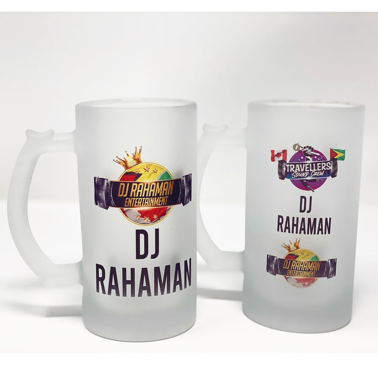 Frosted Beer Mug with Business Logo