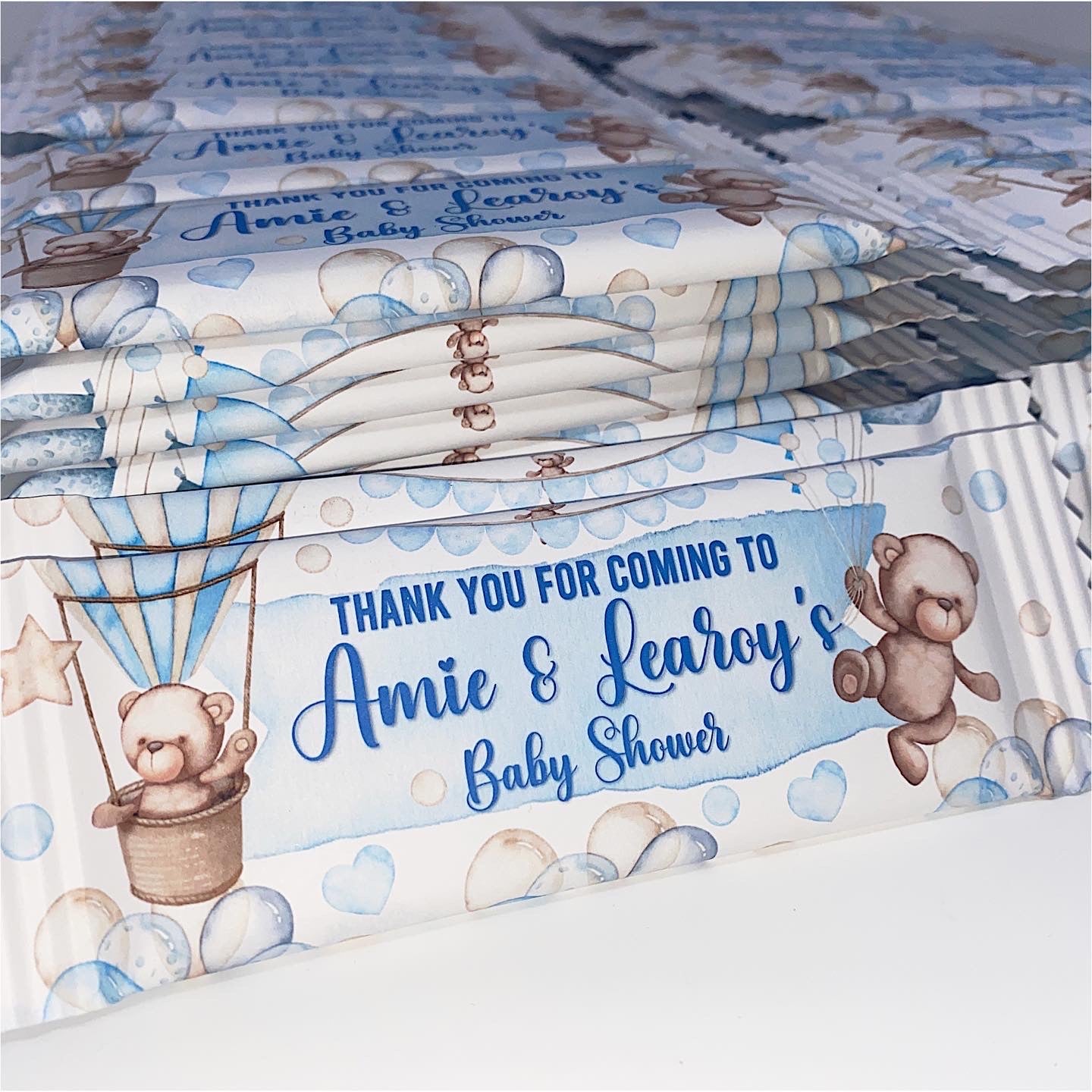 Baby Shower Chocolate Bar