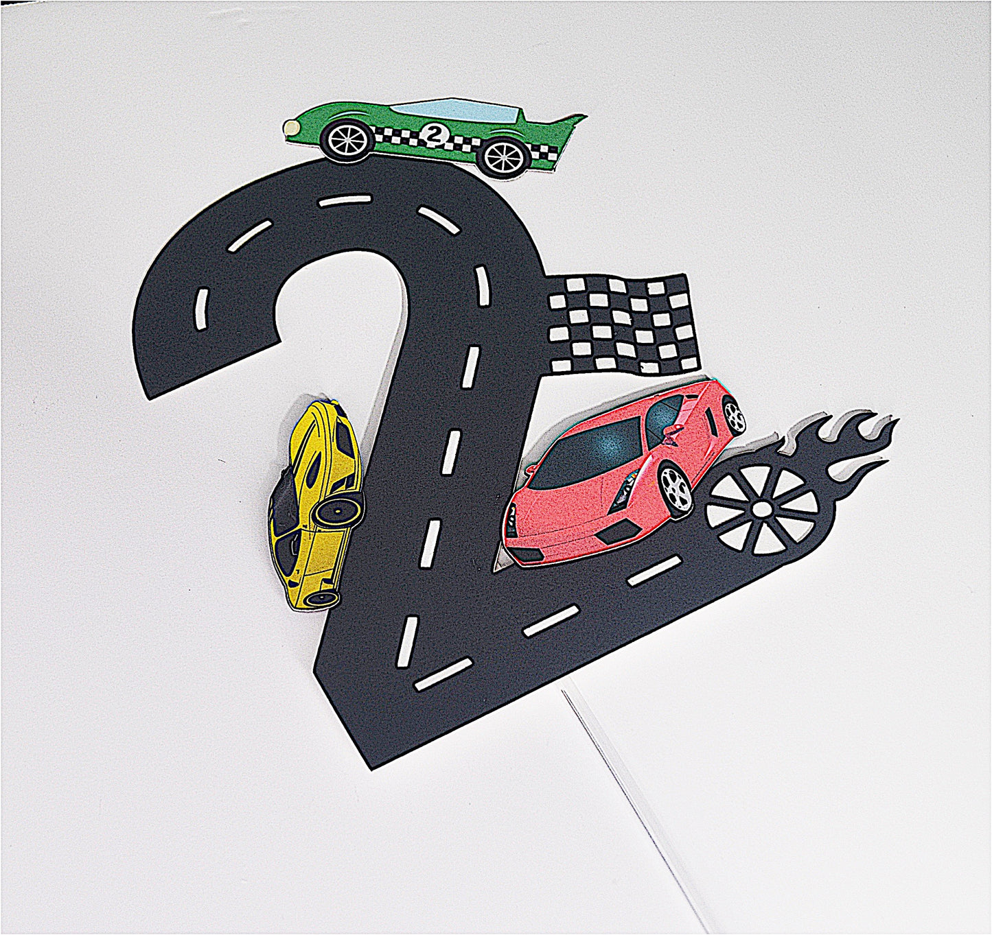 Race Car Cake Topper