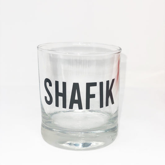 Whiskey Glass with Name