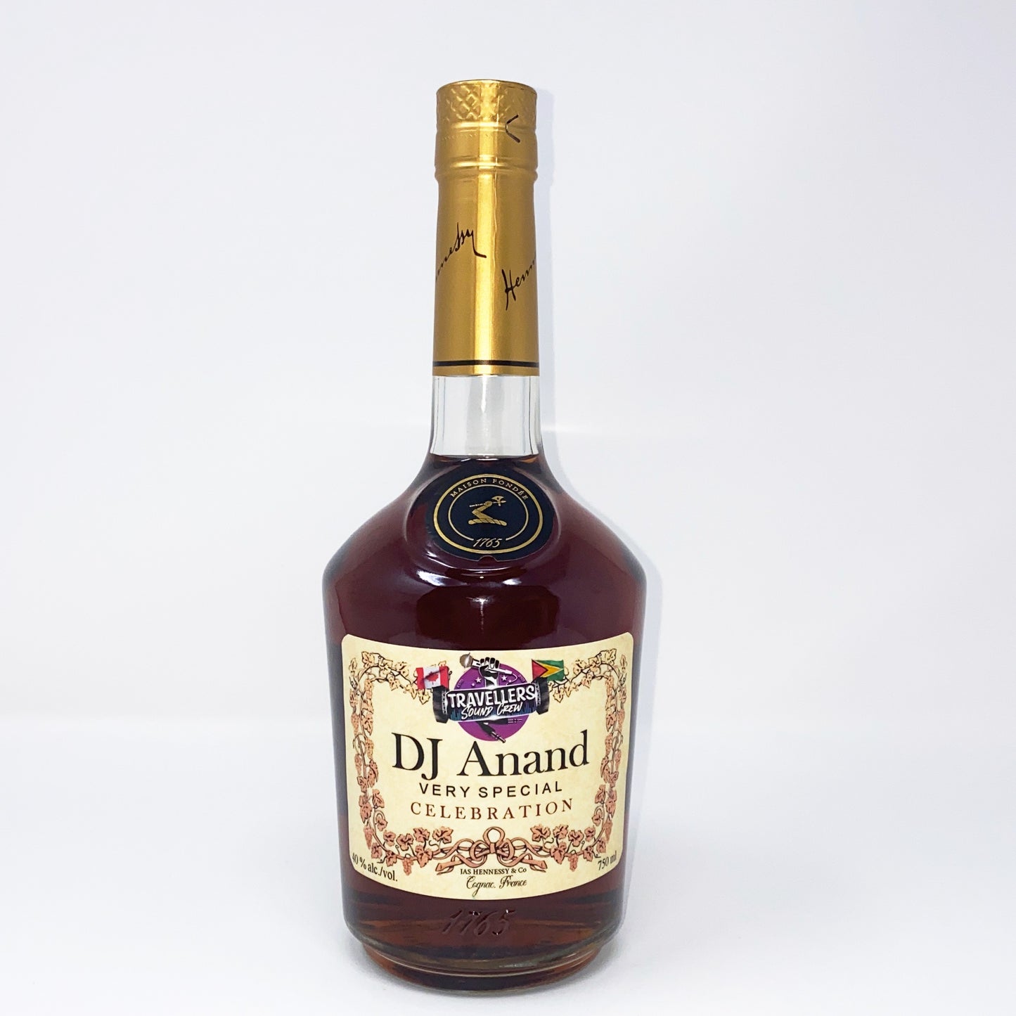 Hennessy Label with Business Logo