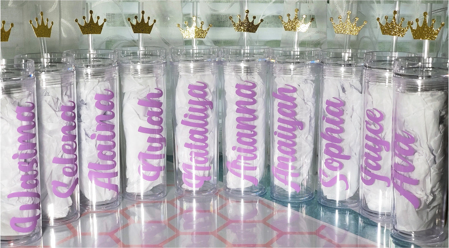 Clear Acrylic Tumbler