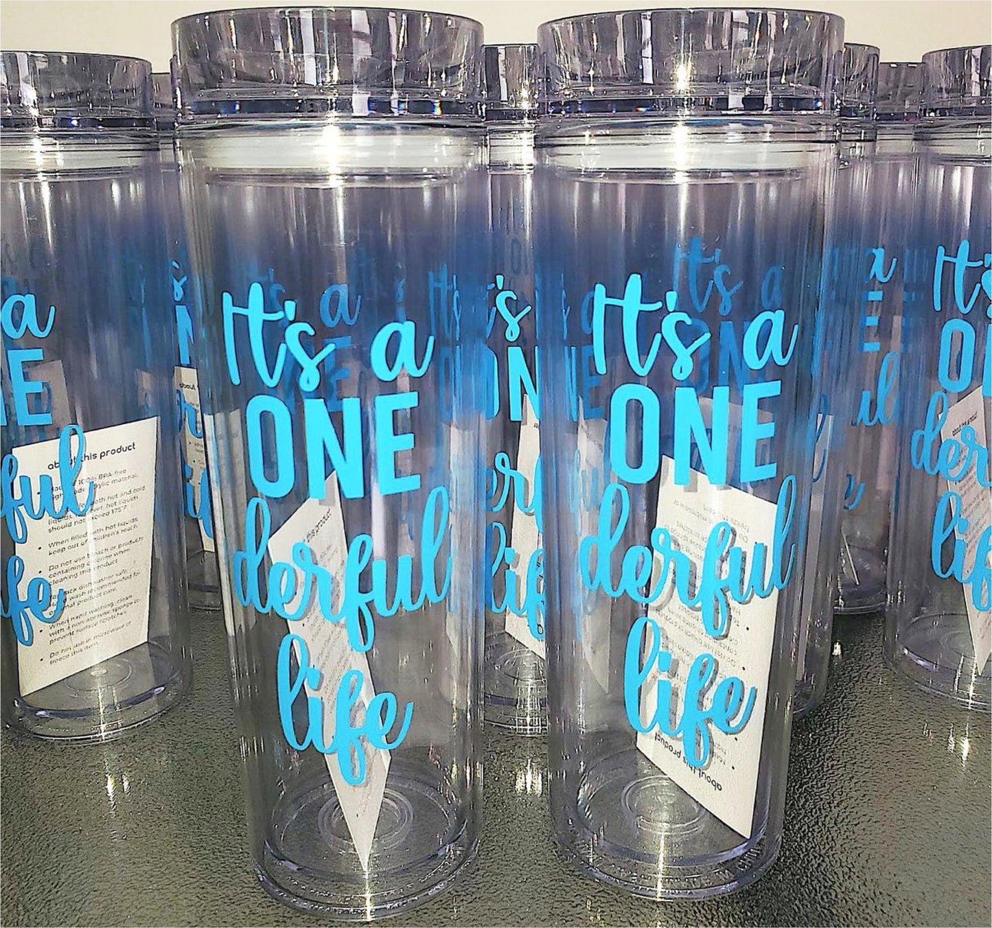 It's a ONEderful life Clear Tumbler