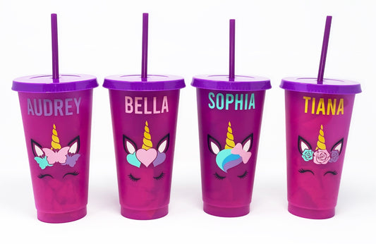 Unicorn Colour Changing Tumbler