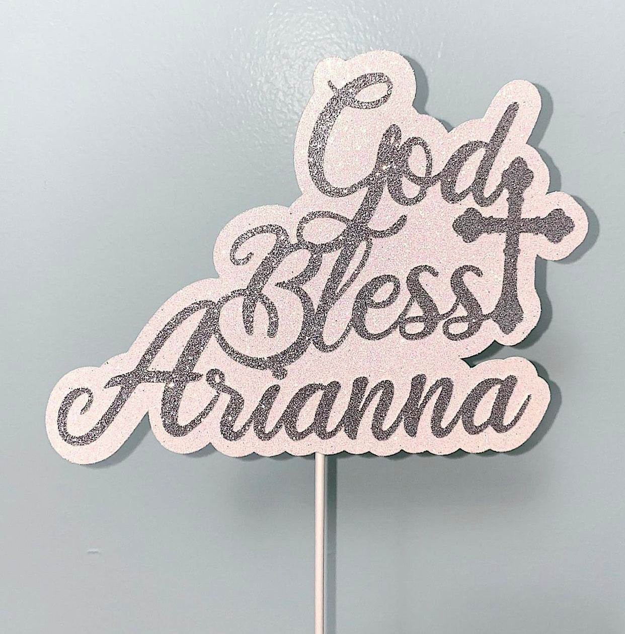 Baptism Cake Topper