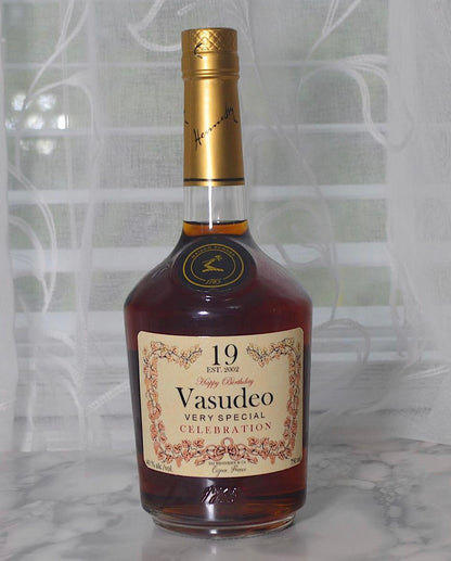 19th Birthday Hennessy Label