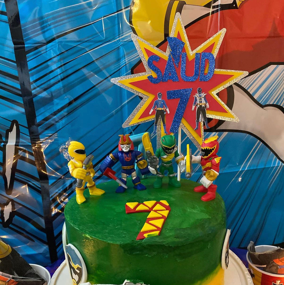 Power Rangers themed cake for... - M.O.D's Catering Services | Facebook