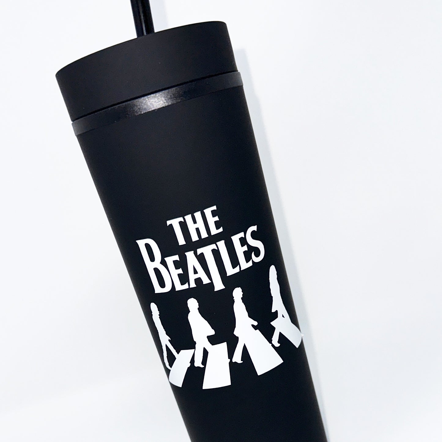 The Beatles Acrylic Tumbler with Straw